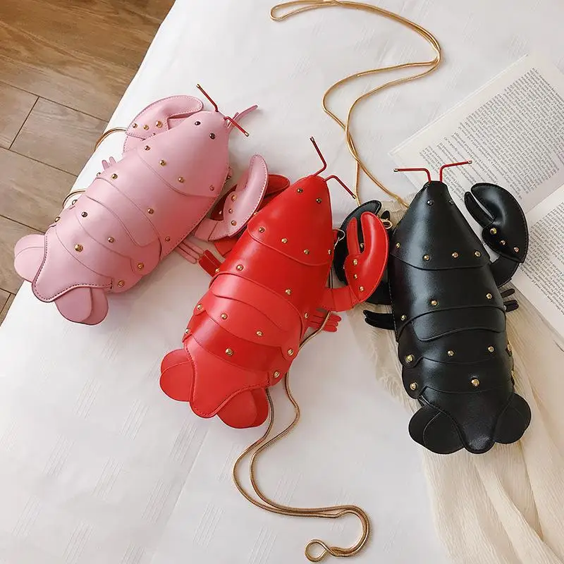 Cute Crayfish Chain Small Bag Personality Girl Bag Fashion Customized Bag