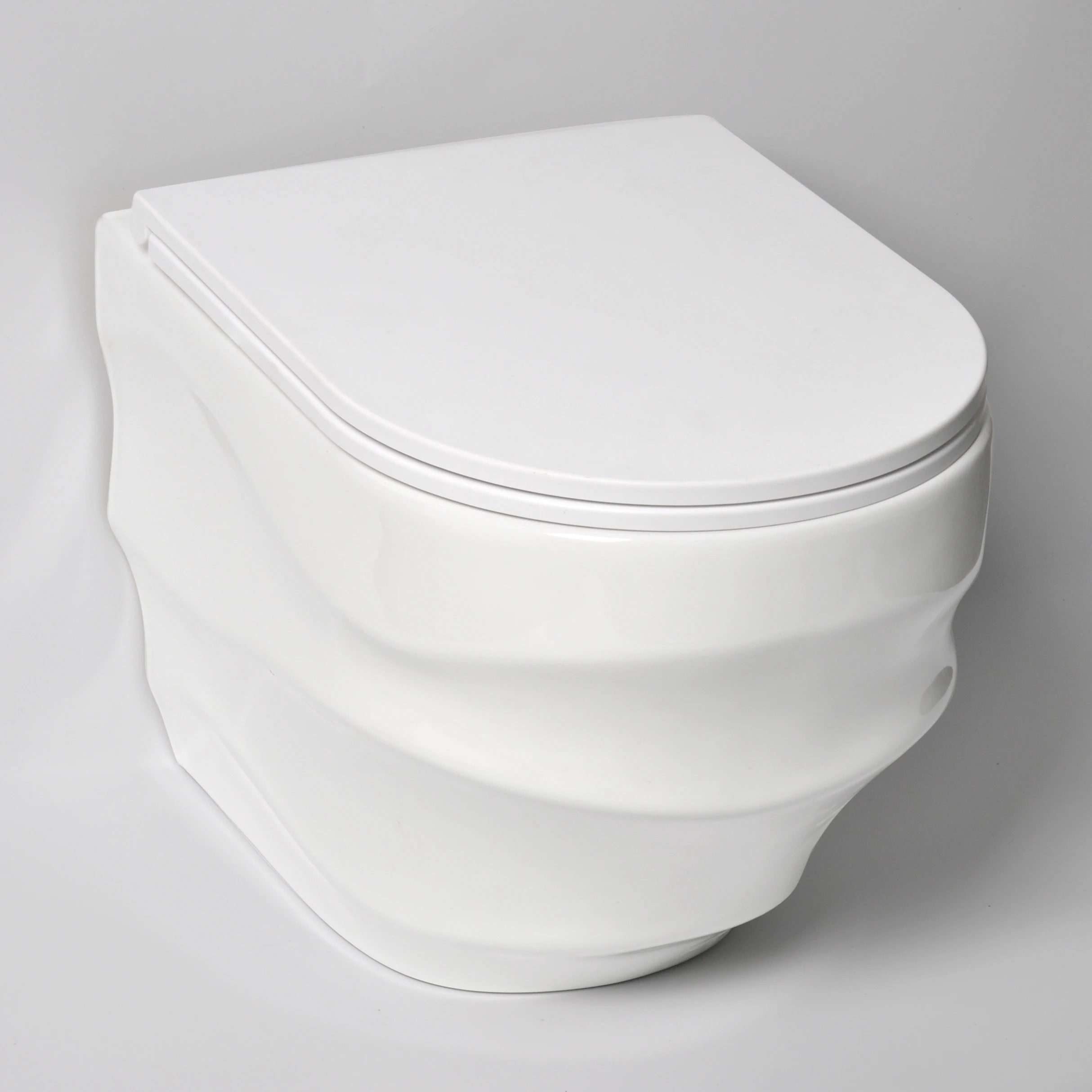 Wall Mounted Matte Color Hidden Water Tank Sanitary Ware Water Closet Bathroom Ceramic Hanging Inodoro Wall Hung Toilet Commode