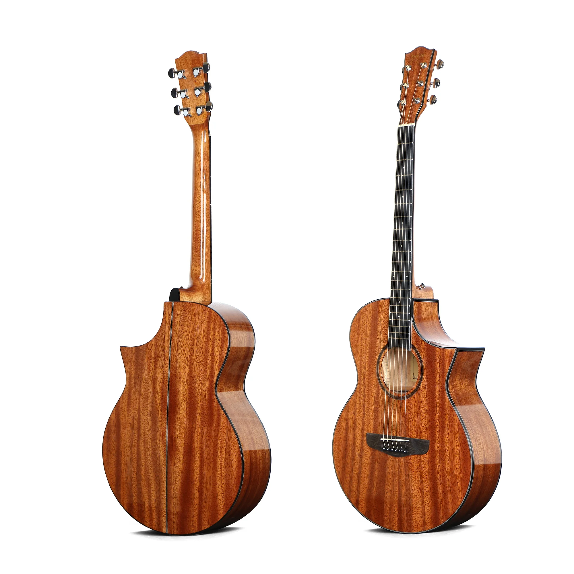 Китайский производитель гитарных инструментов, девайзер из красного дерева, высокоглянцевая Акустическая гитара по оптовой цене