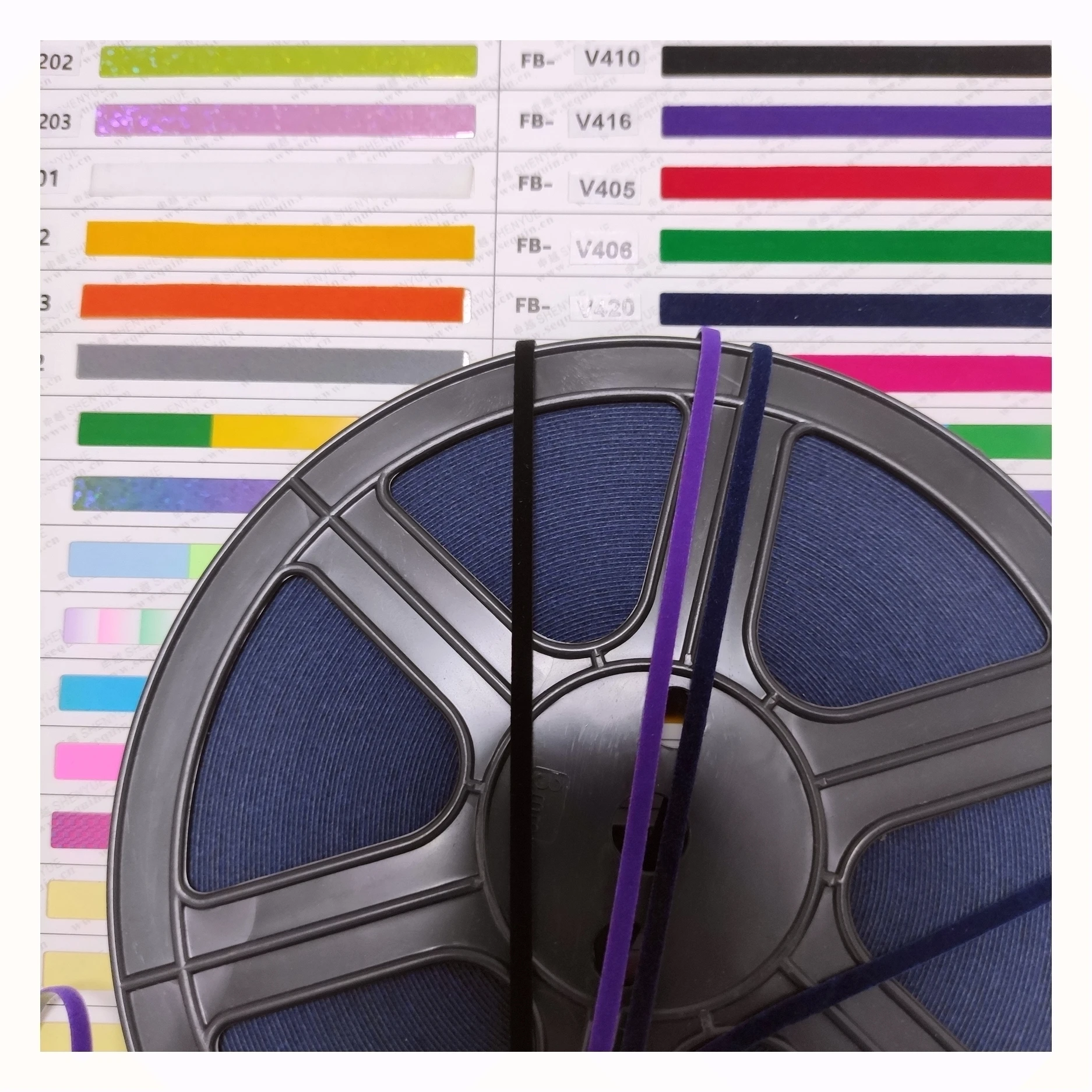 new flocking reel for computerized automatic prospangle hot fix spangle transfer spangle motif machine make