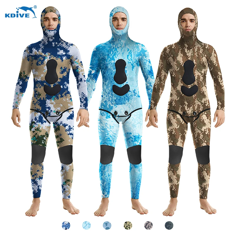 KDIVE  Traje De Buceo 3mm 5mm 7mm  Diving Wet Suit Neoprene Spearfishing Wetsuits