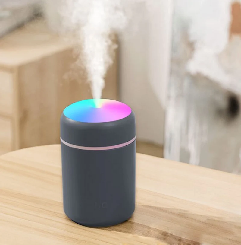 Portable Electronic Running Horse Lamp Humidifier Mini Home Office Car Desktop Mute Device for Humidification