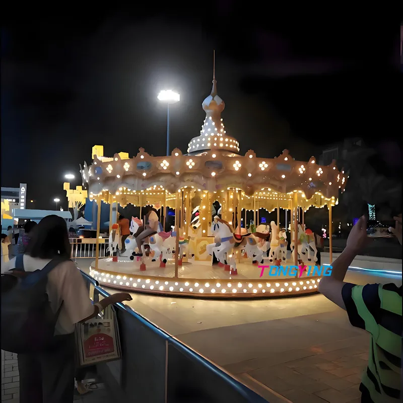Children favorite merry go round horse for ride