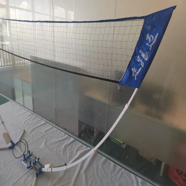 Badminton Net and Set Portable with Stand Carry Bag, Folding Volleyball Tennis  Easy Setup for Outdoor/Indoor Court ,Backyard