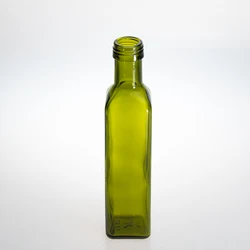 Food Grade 250Ml 500Ml 750Ml 1000Ml Square Amber Green Glass Bottle Coconut Oil Olive Oil Bottle