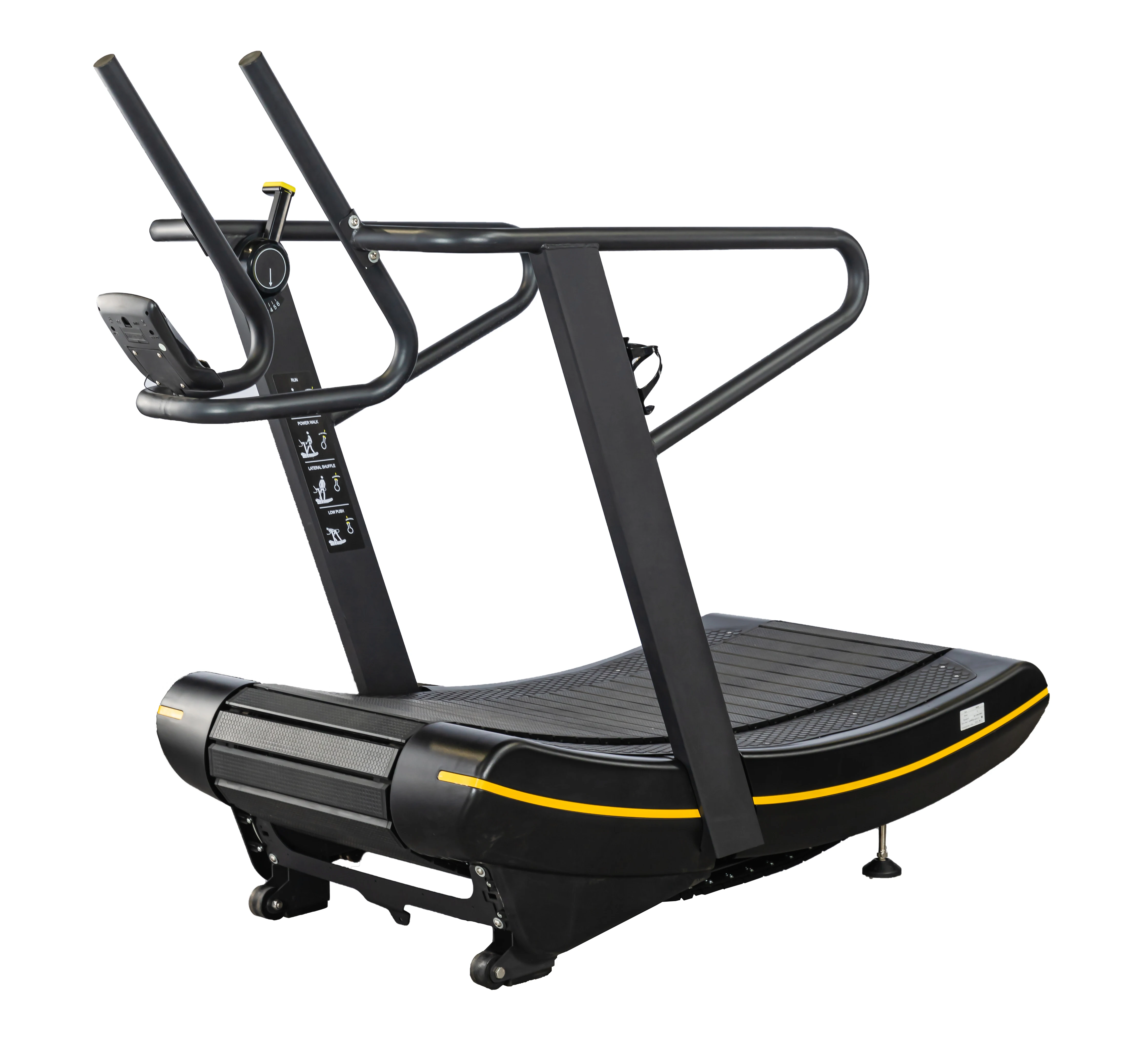 Self-generated Home Curved Treadmills Manual Curved Commercial indoor gym fitness & body building treadmill machine