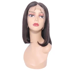 Short Human Hair 13x4 Lace Front Bob Wig, Brazilian Short Bob Wig For Black Women, 8-14 Inch Bob Cut Lace Wig Human Hair