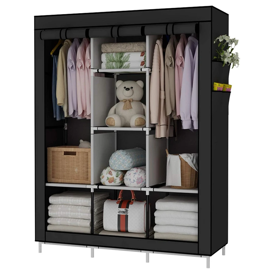Cheap Modular Plastic Bedroom Kids Armoire Wardrobe