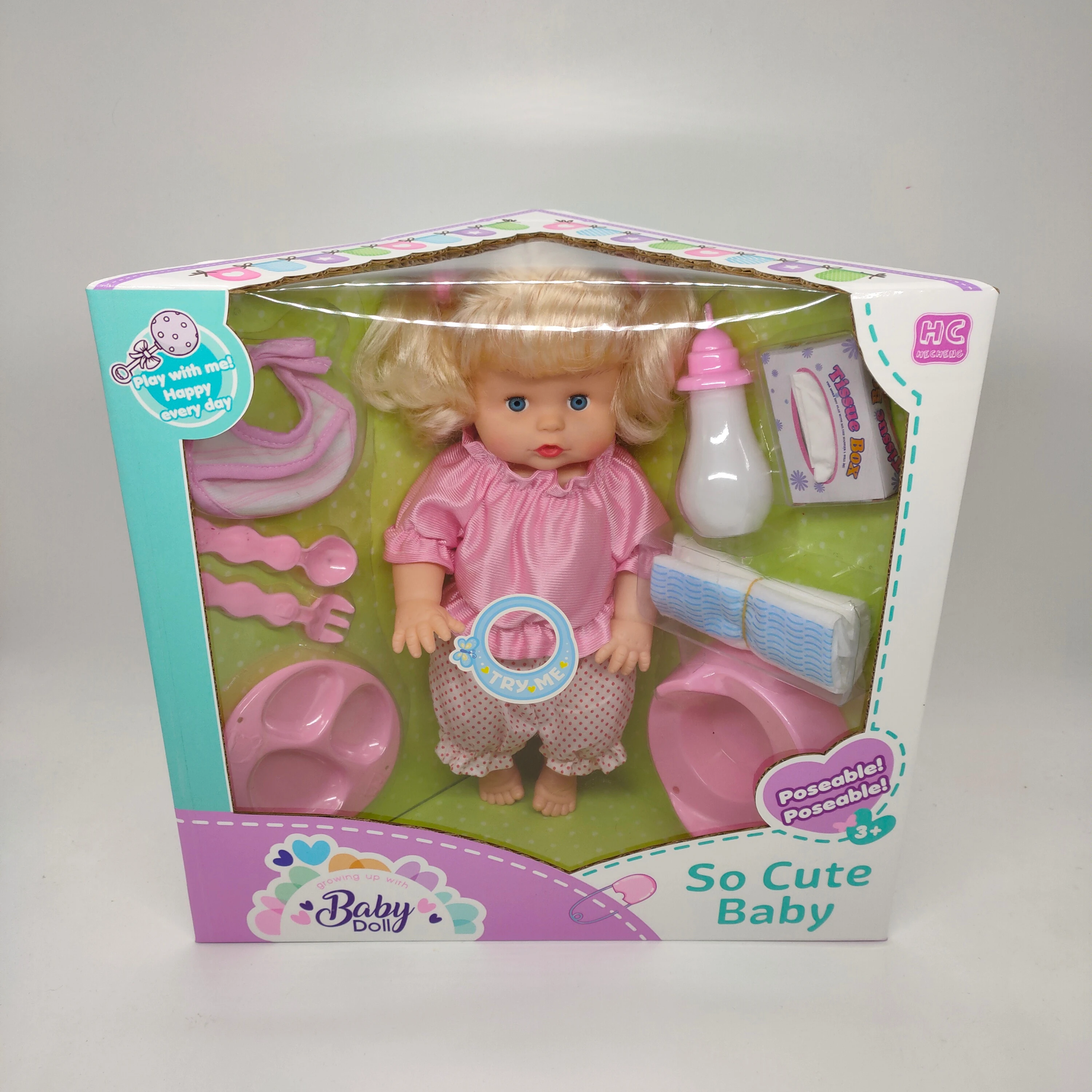 16 Inch Hot Selling Lifelike Reborn Baby Doll With Drink Water Pee Toys Doll Baby