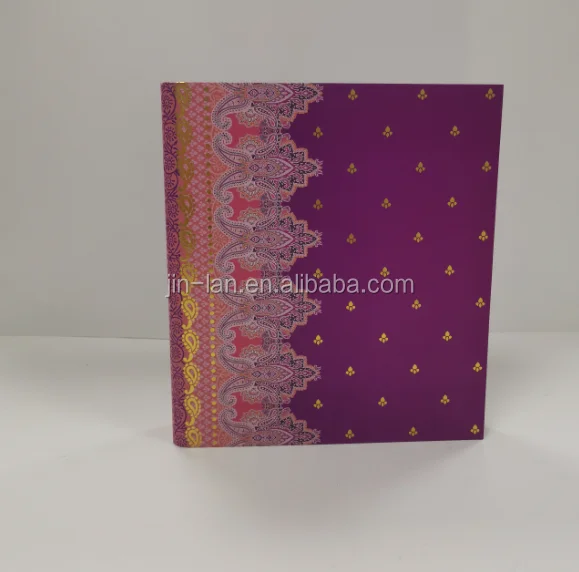 Paper Ring Binder Gold Foil Round Back 3-o Ring