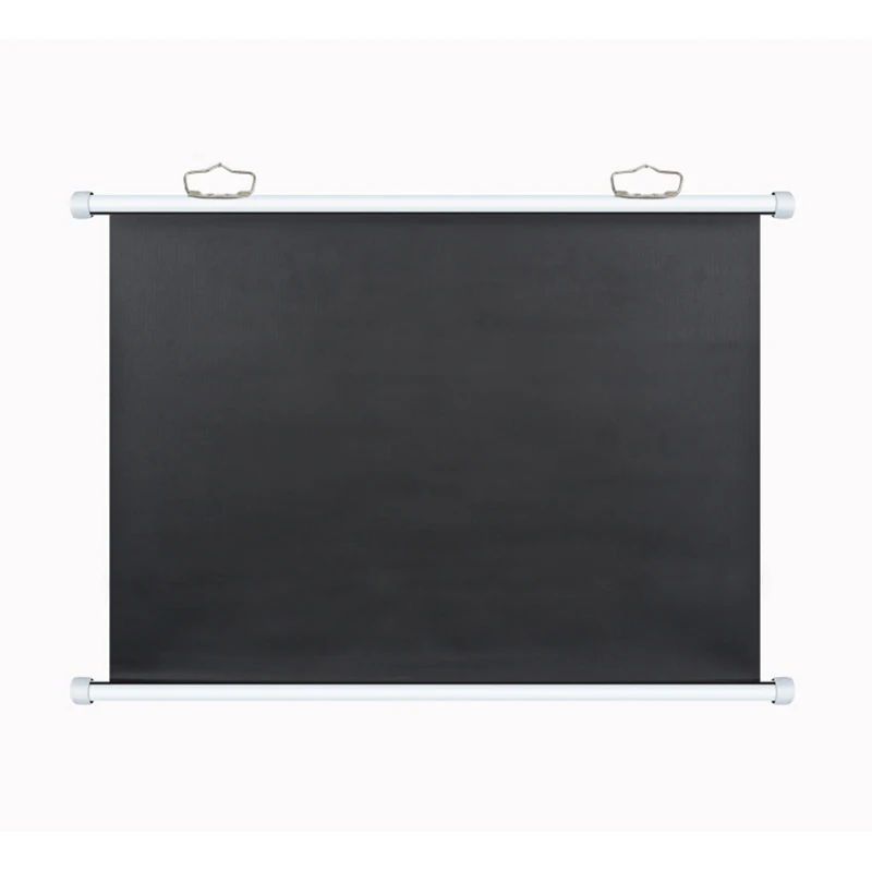 Foldable projector screen 120 projection white fiberglass fabric