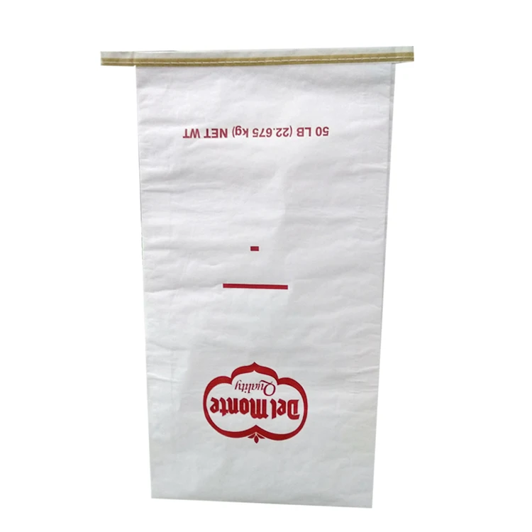 25kg 50kg Kraft Paper Composite plastic laminated PP Woven bag for packing animal bird feed dog food cat food bag