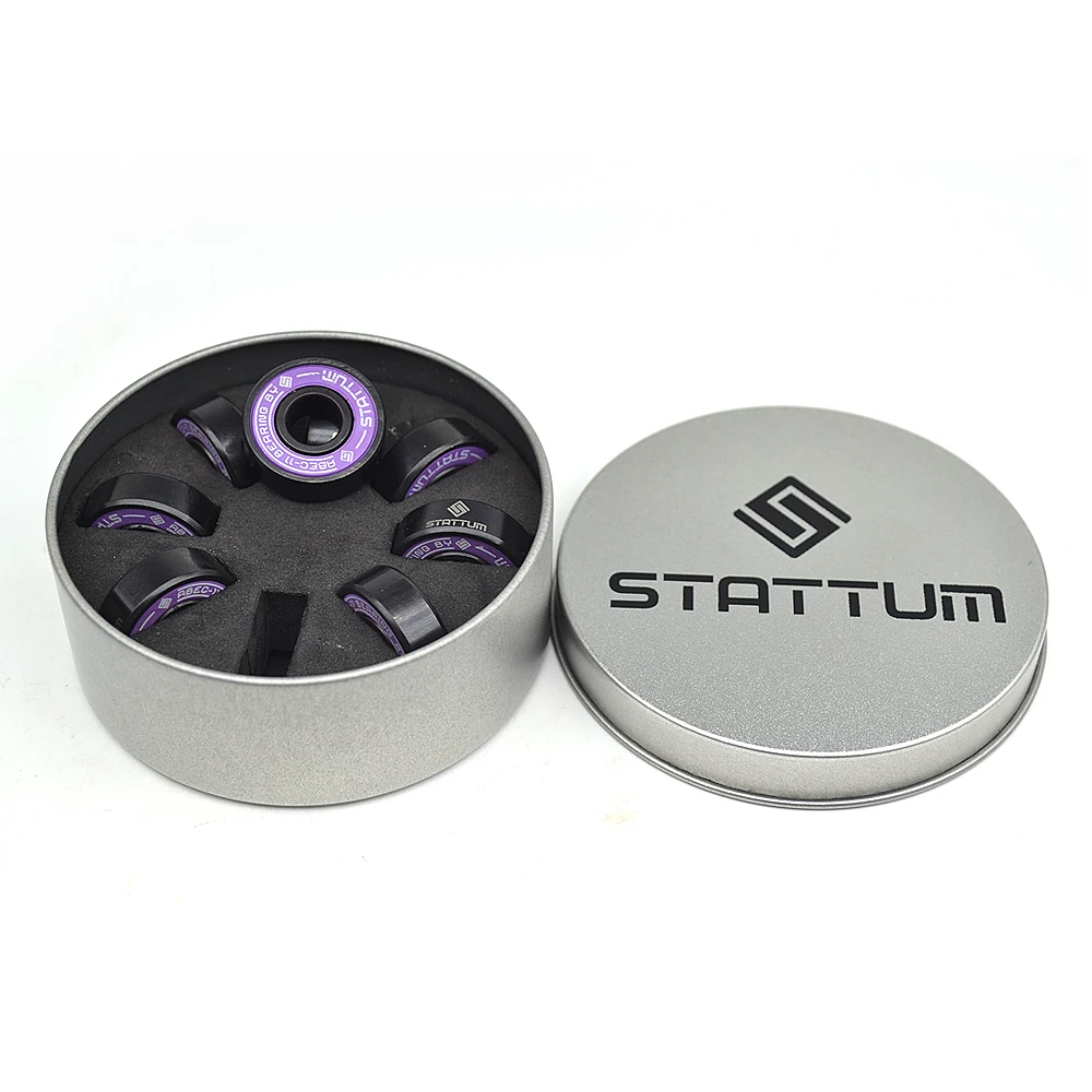 Hot Selling 52100 Chrome Steel Deep Groove Ball Miniature Bearings 608zz for Skateboard Purple Color