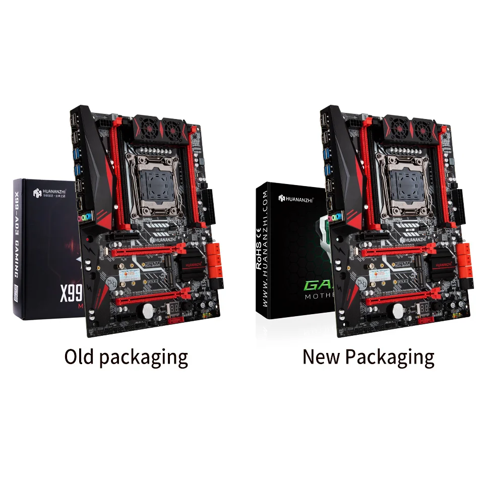 HUANANZHI X99 AD3 LGA 2011-3 XEON X99 Motherboard ATX Support Intel Xeon E5 2666 2673 2676 2678 2696 V3 DDR3 RECC NVME