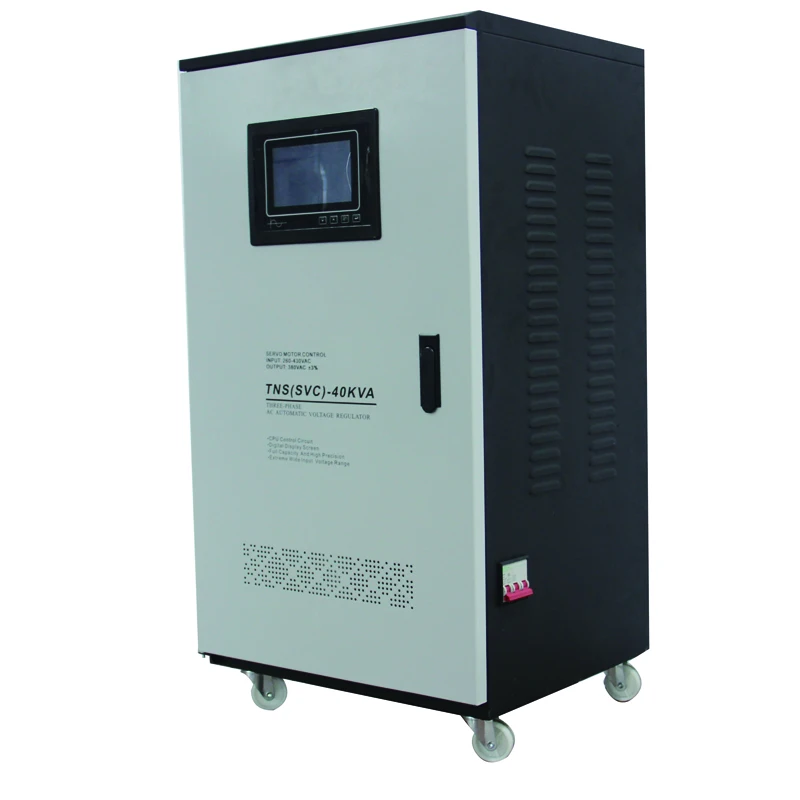 TNS 40KVA High precision Three Thinking Fully Automatic Voltage Regulator   360-430v  to 380v