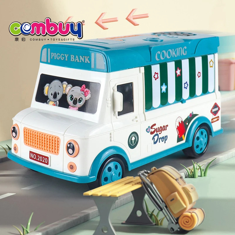 Money saving puzzle remote control car piggy banks for children