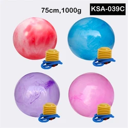 Explosion Proof Cloud Color High Quality Gym Fitness Cloud Anti Burst Yoga Ball Pvc Inflatable Yoga Sitting Balls for Fitness