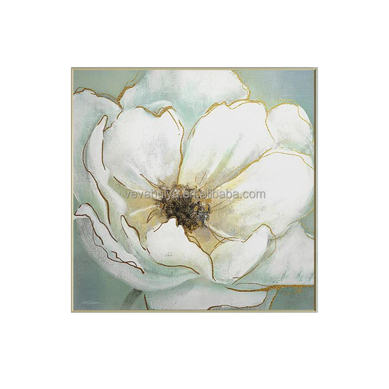 Hand Painted Colourful Flower Oil Painting on Canvas Cuadros Wall Art Decoration