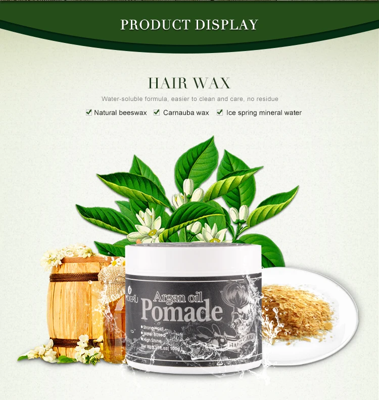 OEM Professional manufacture kmes hair wax gel moisturizing strong hold pomade