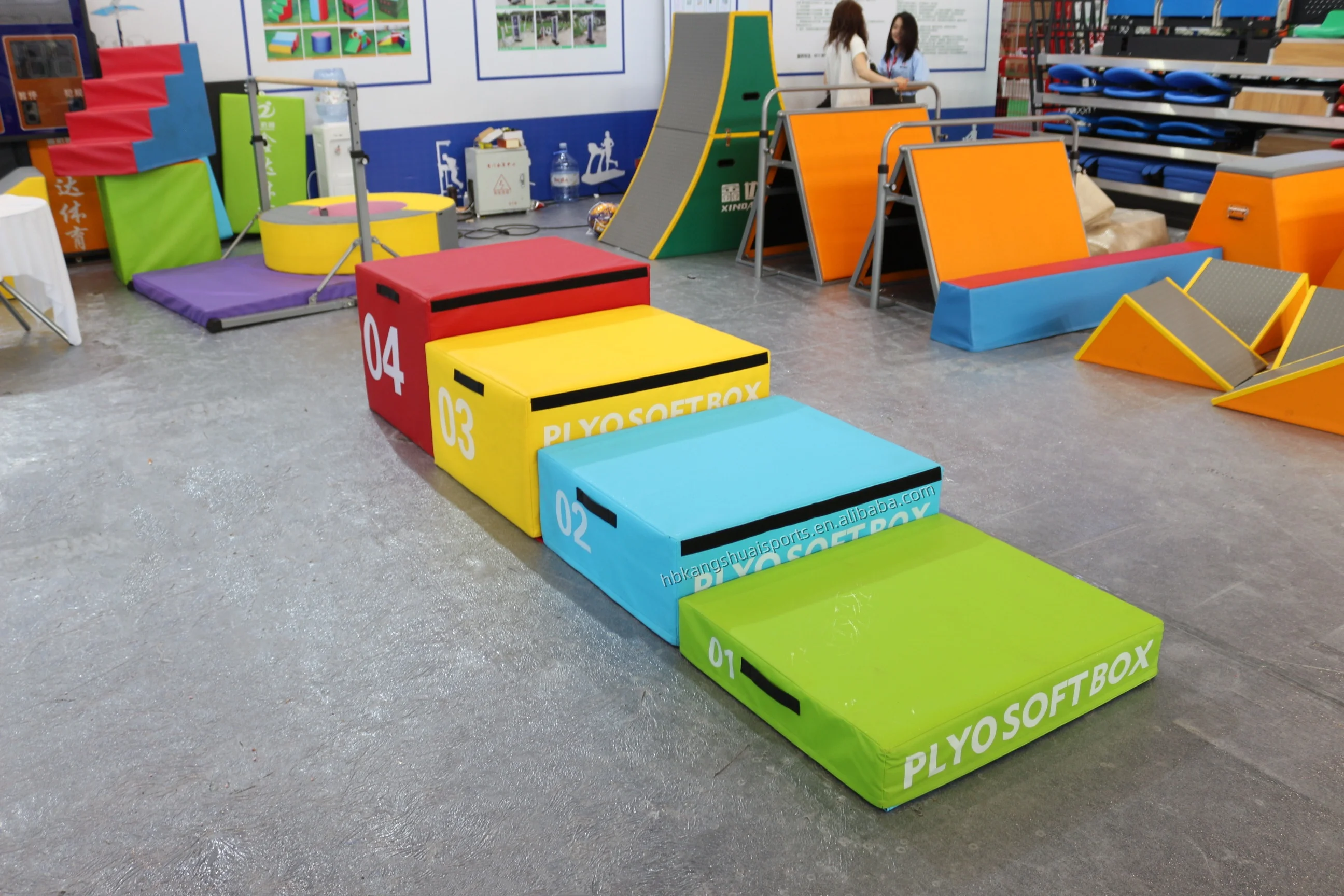 Top Quality Cheap Price Physical Training Plyometric Exercise Jumping Box Fitness Gymnastic Strength Training  Plyo Box