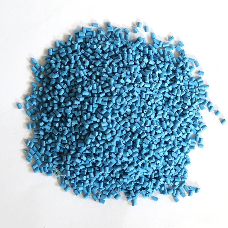 Abs/pe/pa/pp/pvs/pc Pellets Plastic Raw Materials Blue Masterbatch For Plates