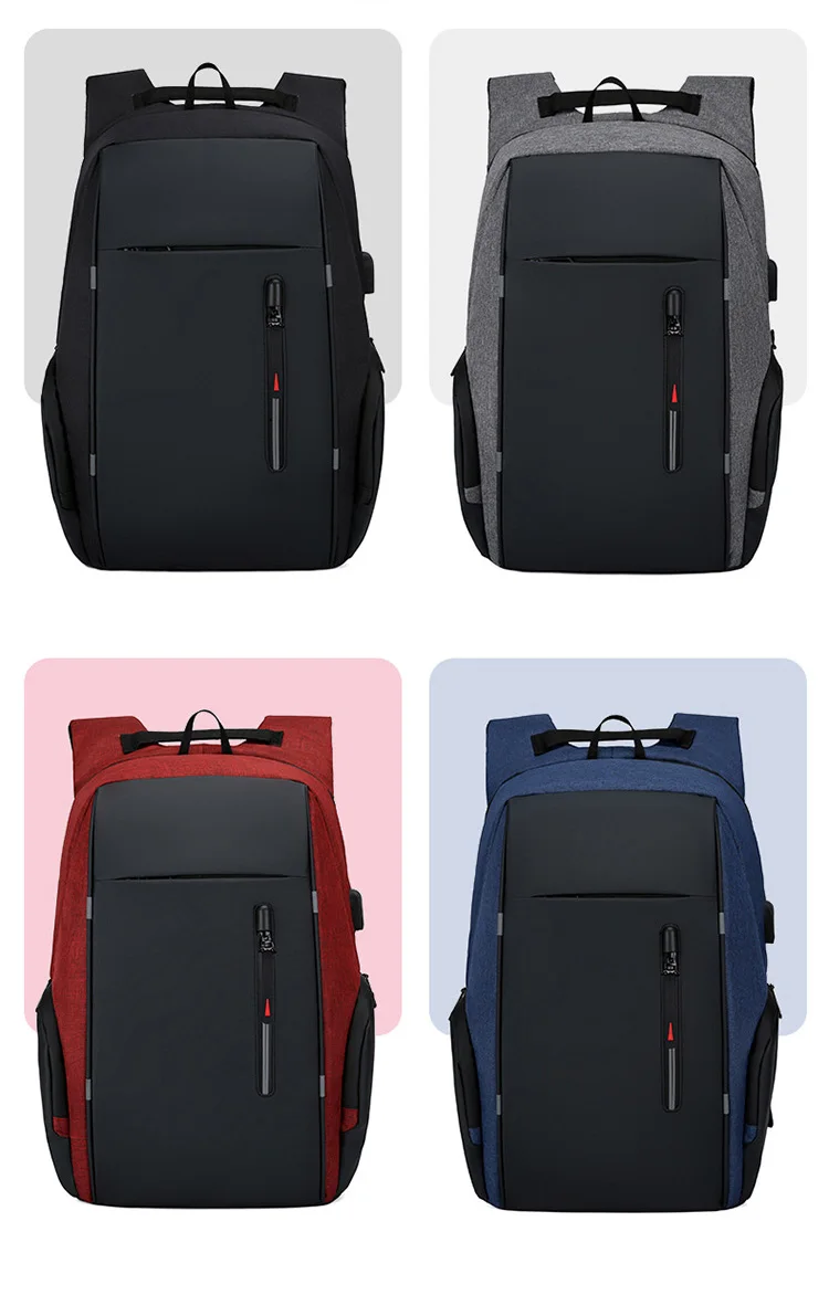 Popular Waterproof Business 15.6 inch laptop backpack USB Notebook School Travel Bags Men anti theft School backpacks