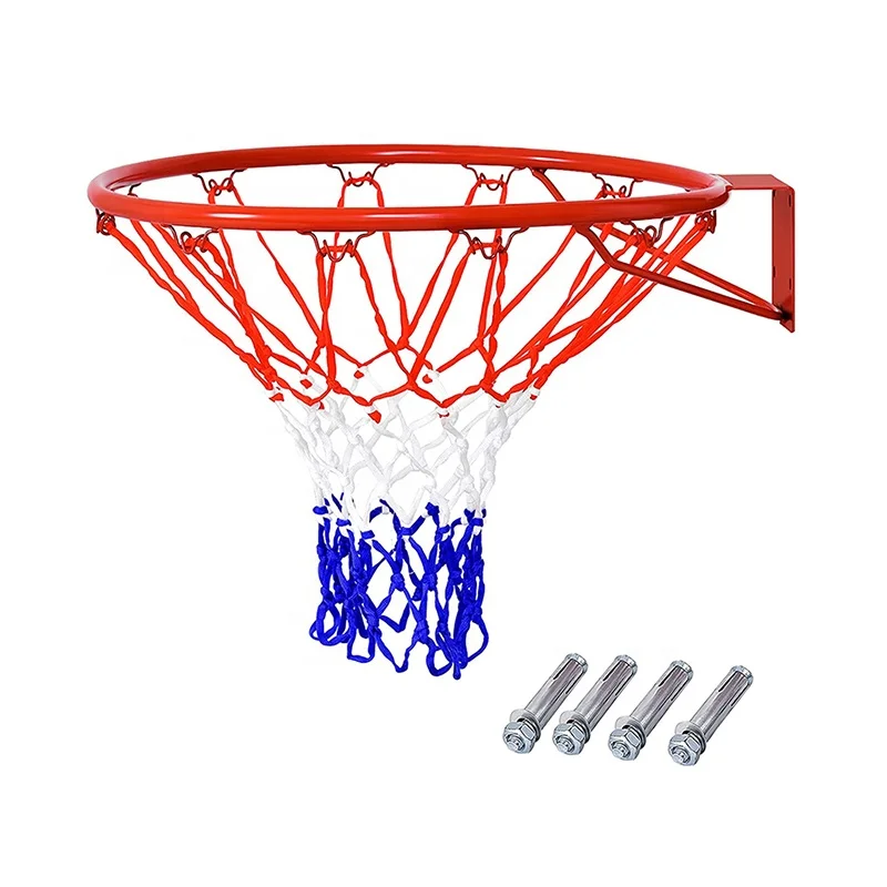 Replacement Basketball Rim Net Portable Basketball Rim Goal Wall Door Mounted Indoor Outdoor Hanging Outside Basketball Hoop