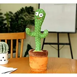 32cm soft plush Electric Twisting cactus toy Talking Singing Music Dancing Cactus Plush Toy