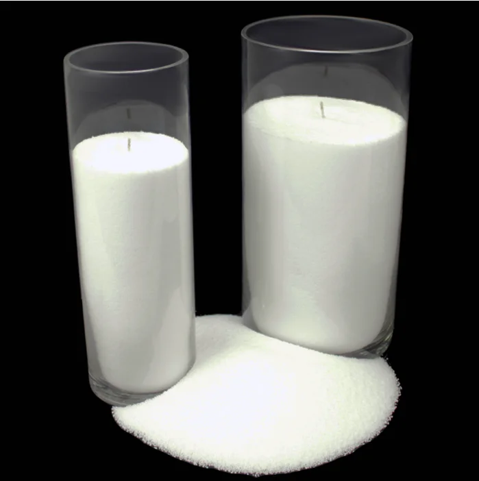 2024 hot selling granulated scented soy wax pearled candle sand candle powder for wedding decora