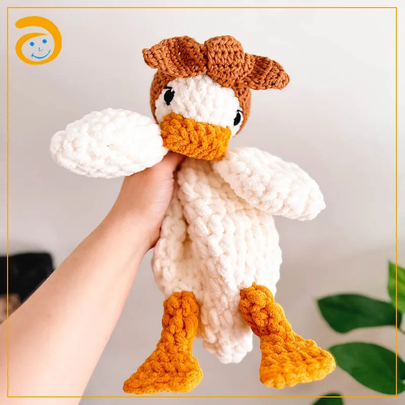 Della Duck Lovey вязание крючком утка узор игрушка Amigurumi