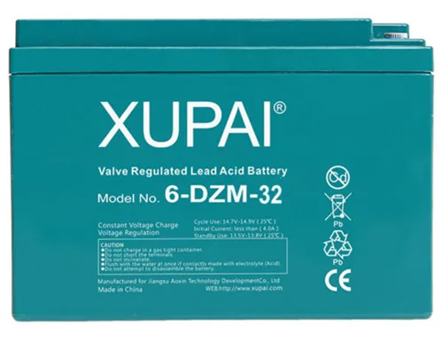 Аккумуляторы 6-DZM-32 12V 32AH Xupai для электрического велосипеда