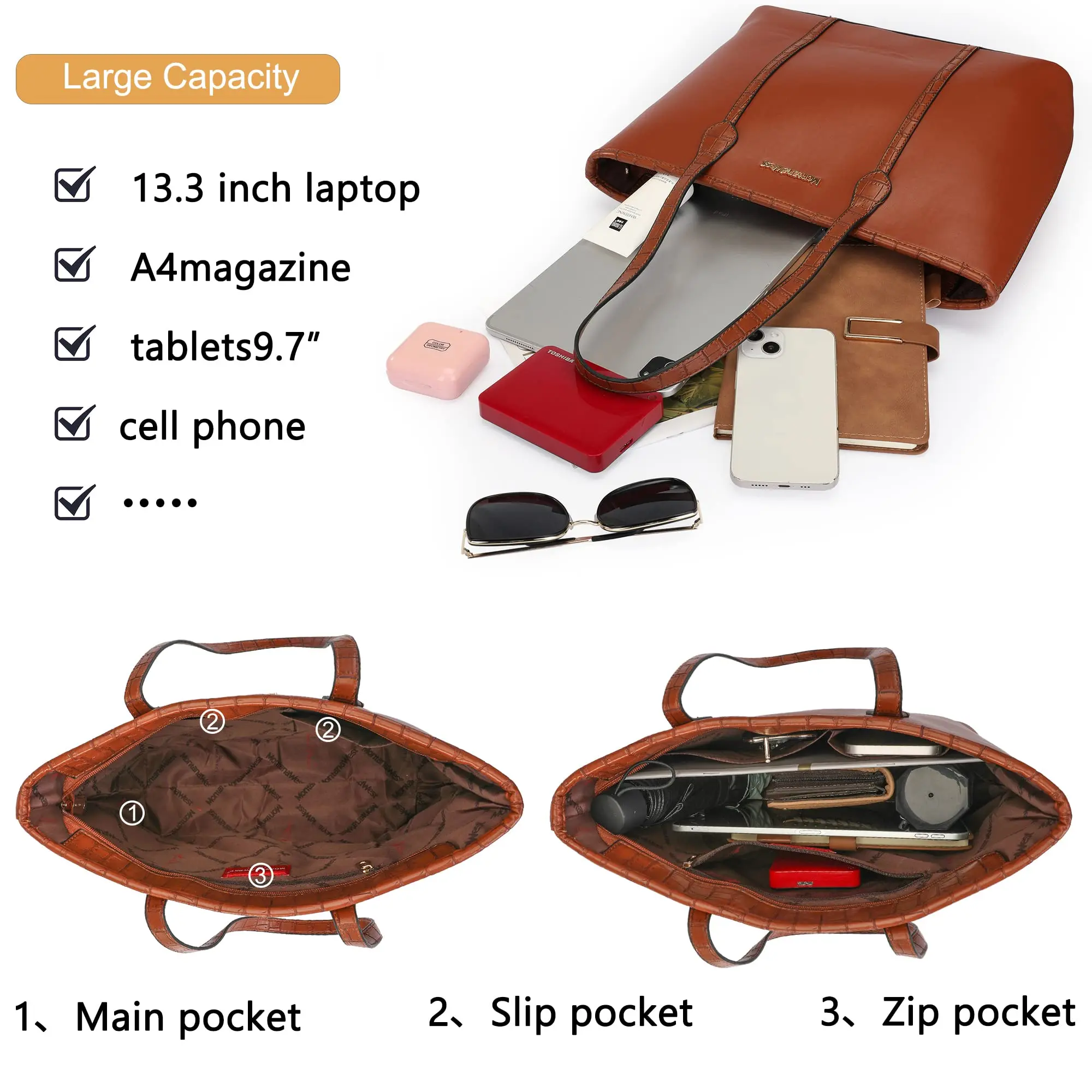 Hot Selling Purse Tote Bag Shoulder Bag PU Leather Handbags for Women Famous Brands Customized Logo Cartoon Ladys Handbags 1pcs