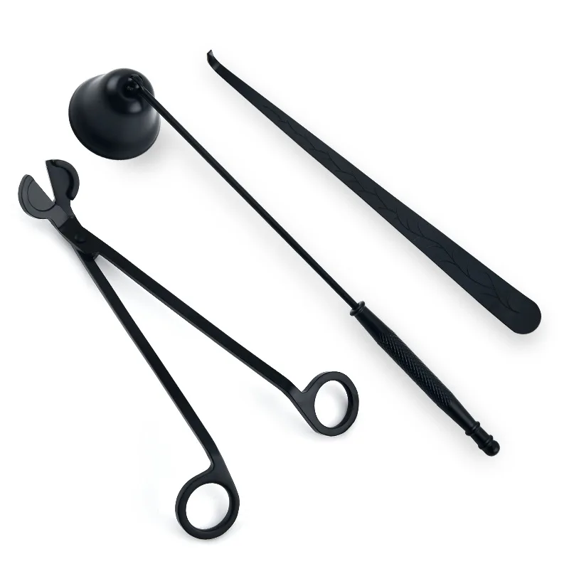 Gift Package 3 in 1 Candle Accessory Set Wick Dipper Snuffer Extinguisher Wick Trimmer Cutter Candle Tool Candle Care Kit