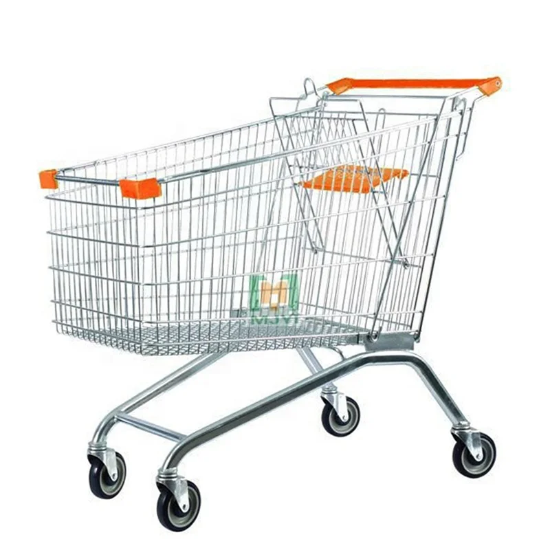 Hot Sale Cheap Durable Wheels Wanzl Supermarket Shopping Trolley Manufacturer