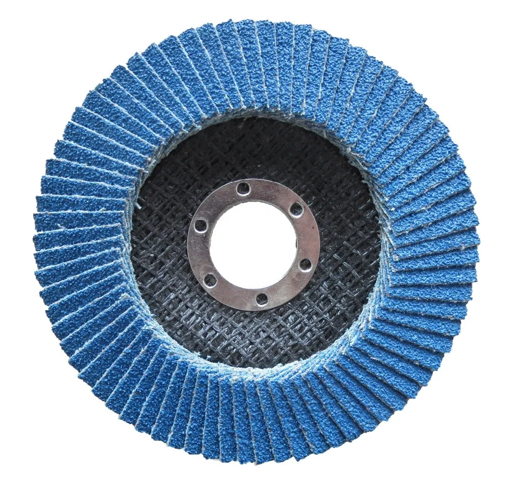 Blue Zirconia Aluminum Fiber dsic brushed abrasive disc disk Abrasive electroplate diamond flexible flap disc for ceramic glass