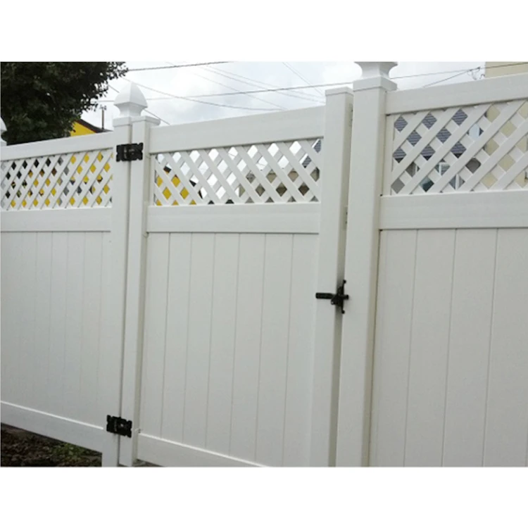 Sam-uk hot sale Garden Horticulture UV protection gate white cheap vinyl garden privacy chain pvc fencing