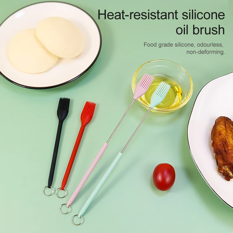 Wholesale Mixing Silicone Kitchen Brushes Baking Sets Barbecue Basting Tools BBQ Grill Pastry & Baking Food Silicone Oil Brush