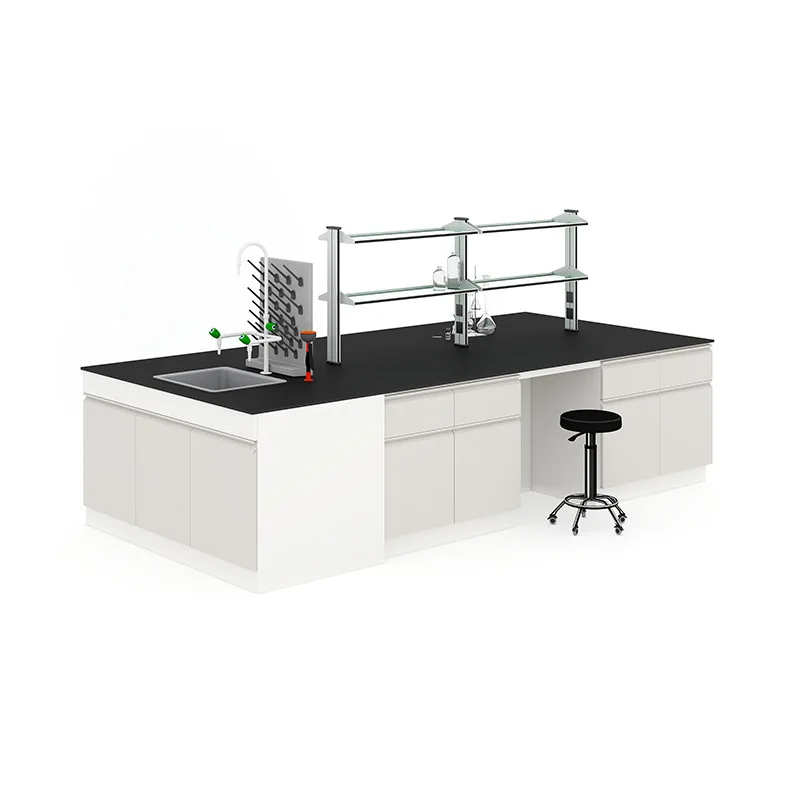 Wholesale Anti Acid Trespa HPL Countertop Wood Workshop Tool Cabinet Work Bench