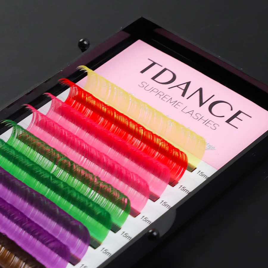 Korean Color Lashes, Eyelash Extension,Mixed Color Lashes -made in Vietnam