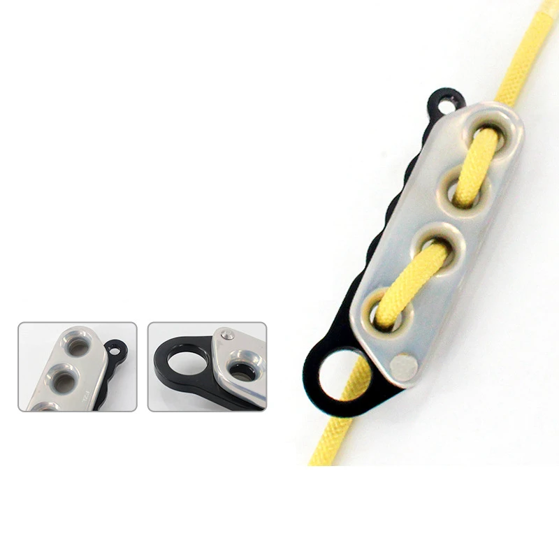 Fire rope rock climbing rope retarder Life-saving speed descent climbing equipment Hand controlled descent device