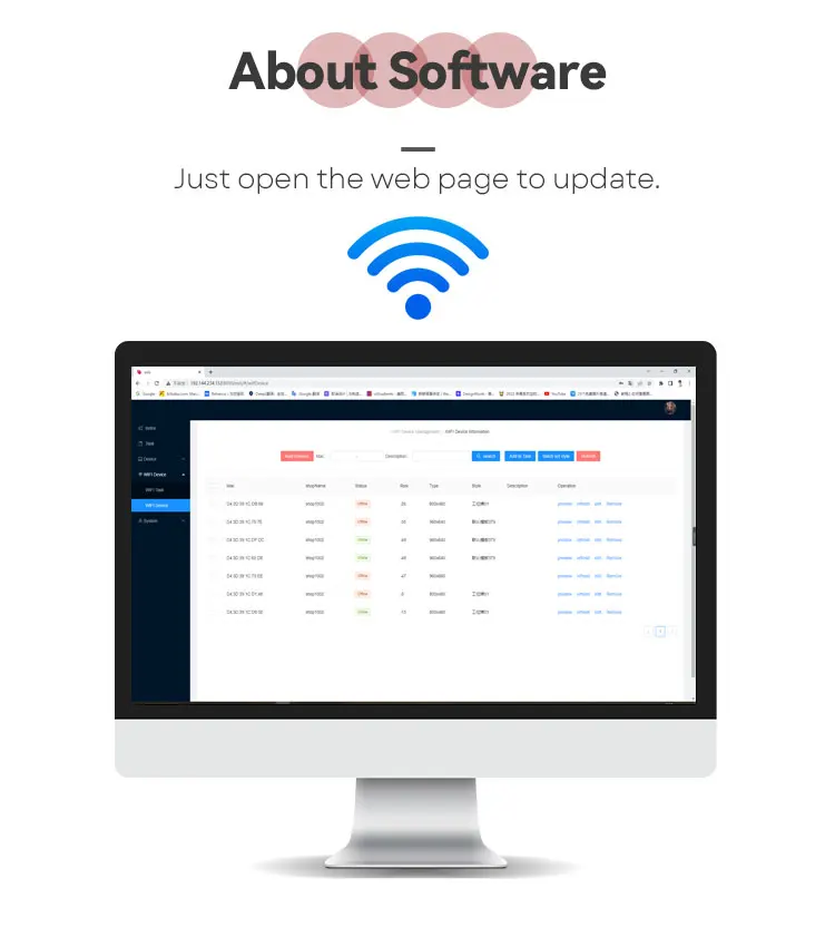 Business name signs for office digital door sign electronic shelf label