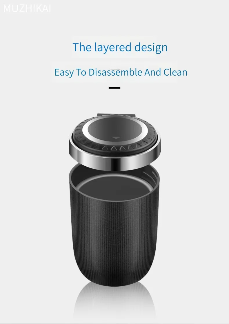 Автомобильные аксессуары для интерьера, индивидуальная Роскошная Автоматическая пепельница с синим светом и зажигалкой для AUDI