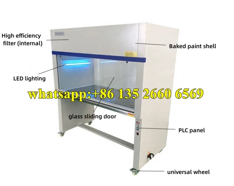 Stainless steel laminar air flow cabinet mushroom growing equipment vertical clean work bench for mushroom inoculation