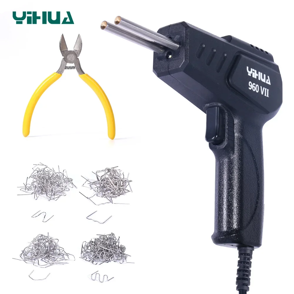 YIHUA 960VII Plastic Welding Gun Soldering Iron Staple Welder Car Bumper Repair Tool Kit