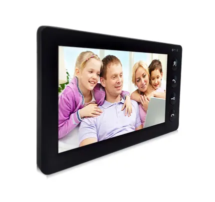  Новый дизайн 4 проводной 7 дюймовый монитор видео-телефон двери HD двухстороннее аудио домофон система цветных полос видео-дверной звонок