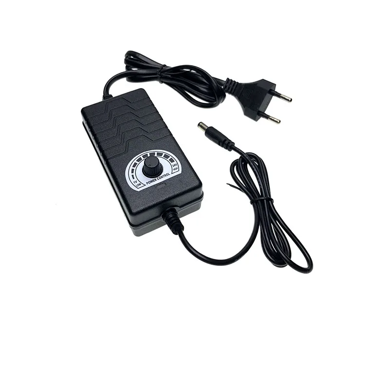 1-24V 2A Adjustable voltage power adapter for Electric Fan Drill Motor Speed Controller