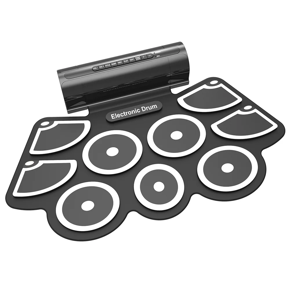 Musical Baby Drum Midi Usb Roll Up Drum Kit Driver Digital Drum Sticks Electronic Percussion