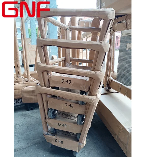 Льняная тележка GNF из нержавеющей стали для прачечной в отеле уборки дома оптовая продажа с