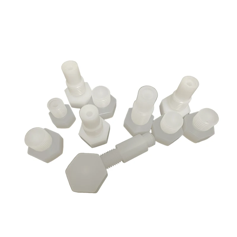 Hexagonal Head Screws Nylon 6.6 Plastic polypropylene Segment Bolt Nut Hexagon Bolt Screw Track Bolt Nut
