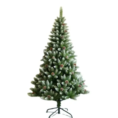2020 Mini Snowing Fibre Optic Christmas Tree Tabletop Metal Christmas Tree Fro Christmas Table Decoration